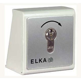 Elka Cylinder lock at the barrier stand